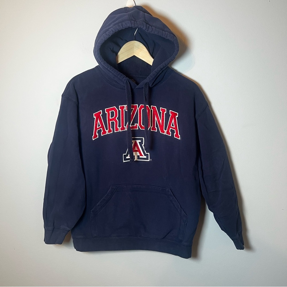 Arizona Wildcats Hoodie Men’s S Navy Blue Pullover Campus Drive Sweatshirt